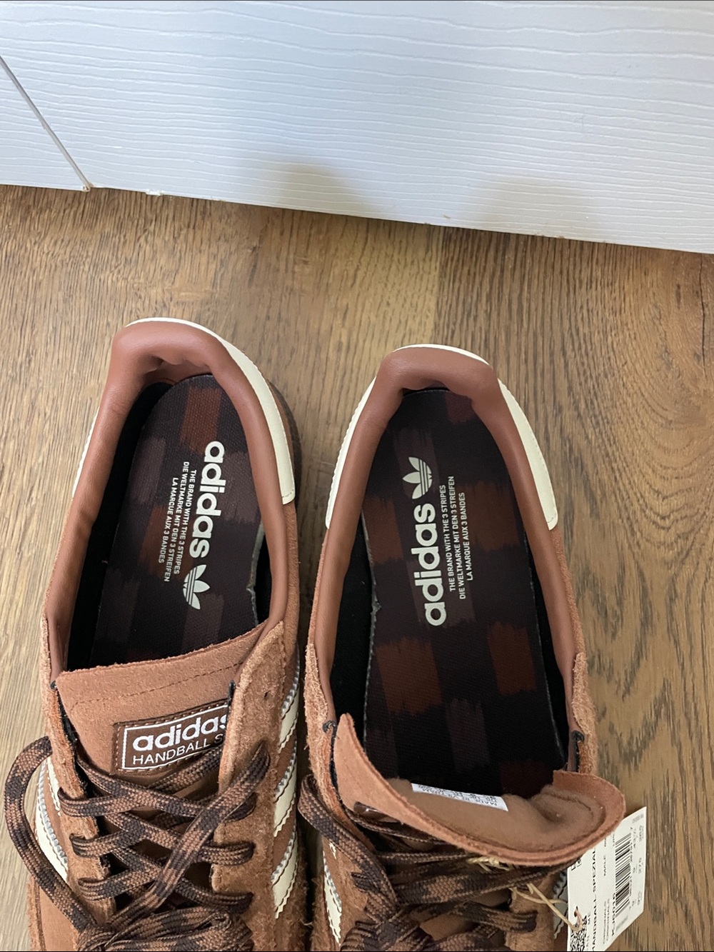 Adidas Handball Spezial Size 9.5 Mens Brown White Gum KJ6016 - NEW no box - Picture 8 of 10